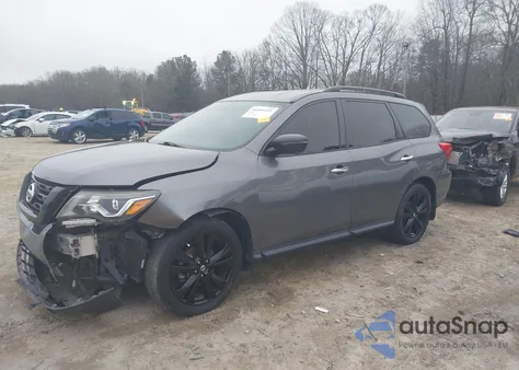 2018 Nissan Pathfinder Sl из США, поврежденный, VIN 5N1DR2MM5JC678044